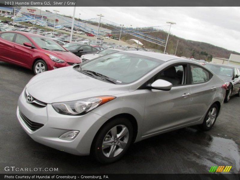 Silver / Gray 2013 Hyundai Elantra GLS