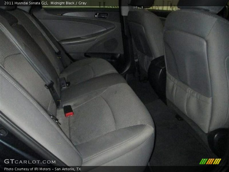 Midnight Black / Gray 2011 Hyundai Sonata GLS
