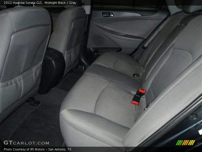 Midnight Black / Gray 2011 Hyundai Sonata GLS