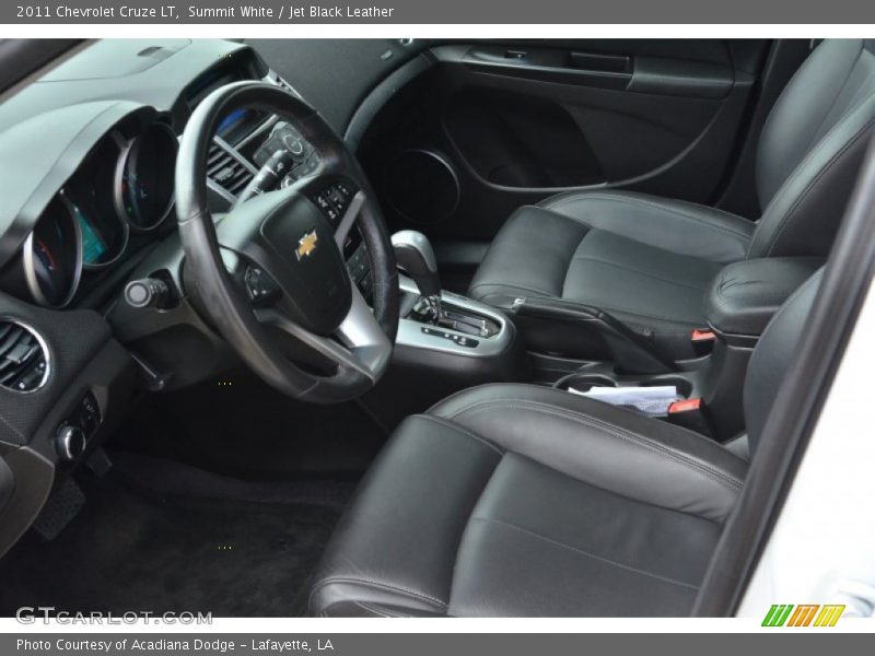 Summit White / Jet Black Leather 2011 Chevrolet Cruze LT