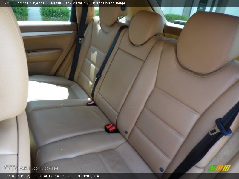 Basalt Black Metallic / Havanna/Sand Beige 2005 Porsche Cayenne S