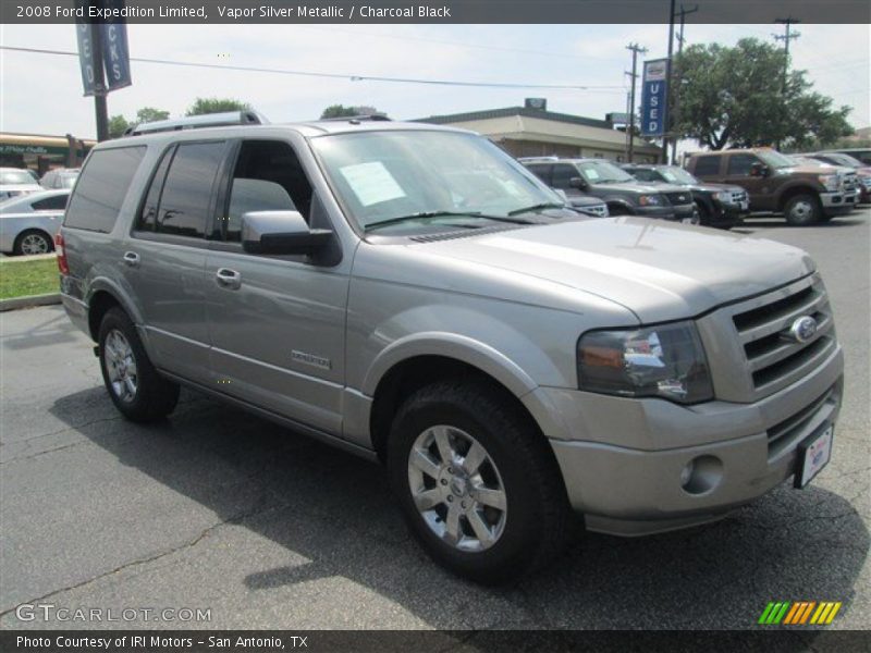 Vapor Silver Metallic / Charcoal Black 2008 Ford Expedition Limited