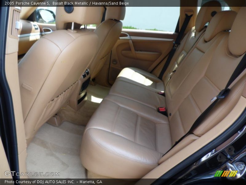 Basalt Black Metallic / Havanna/Sand Beige 2005 Porsche Cayenne S
