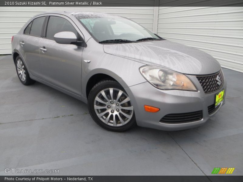 Platinum Silver Metallic / Black 2010 Suzuki Kizashi SE