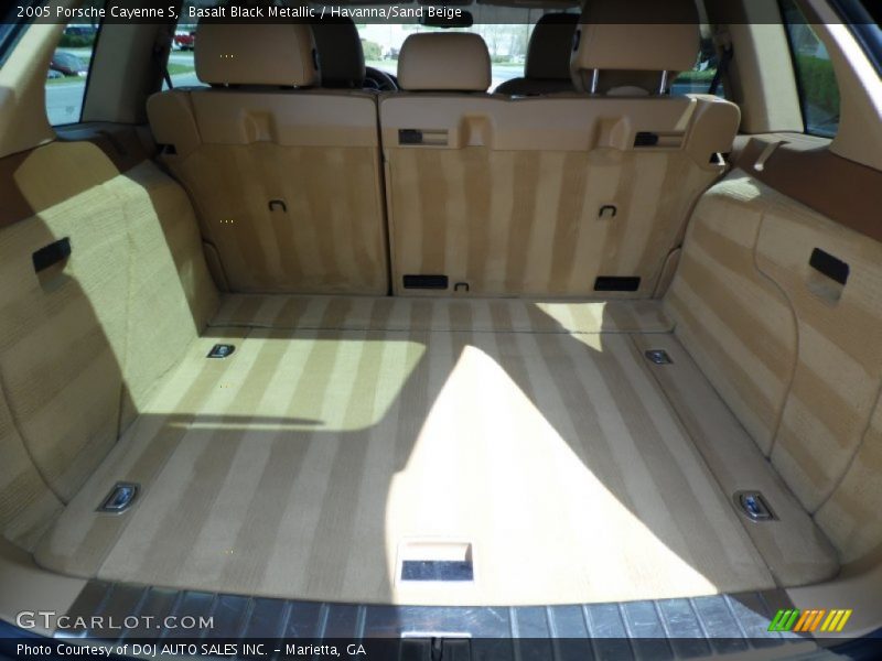 Basalt Black Metallic / Havanna/Sand Beige 2005 Porsche Cayenne S