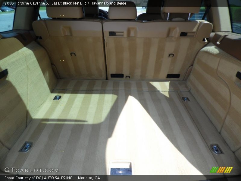 Basalt Black Metallic / Havanna/Sand Beige 2005 Porsche Cayenne S