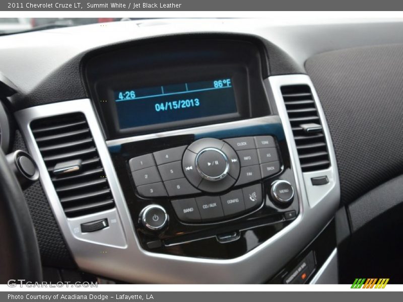 Summit White / Jet Black Leather 2011 Chevrolet Cruze LT