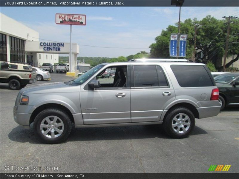 Vapor Silver Metallic / Charcoal Black 2008 Ford Expedition Limited