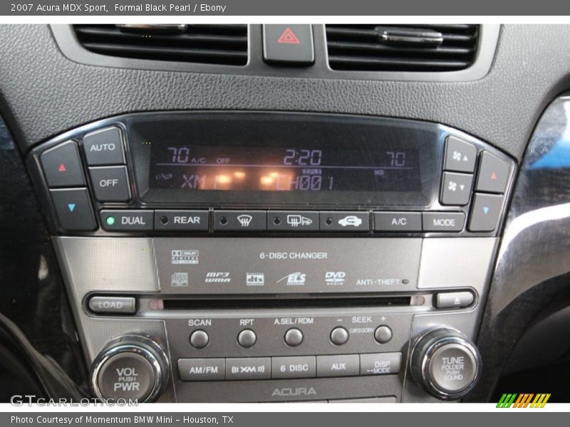 Formal Black Pearl / Ebony 2007 Acura MDX Sport