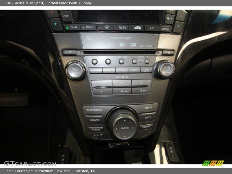 Formal Black Pearl / Ebony 2007 Acura MDX Sport