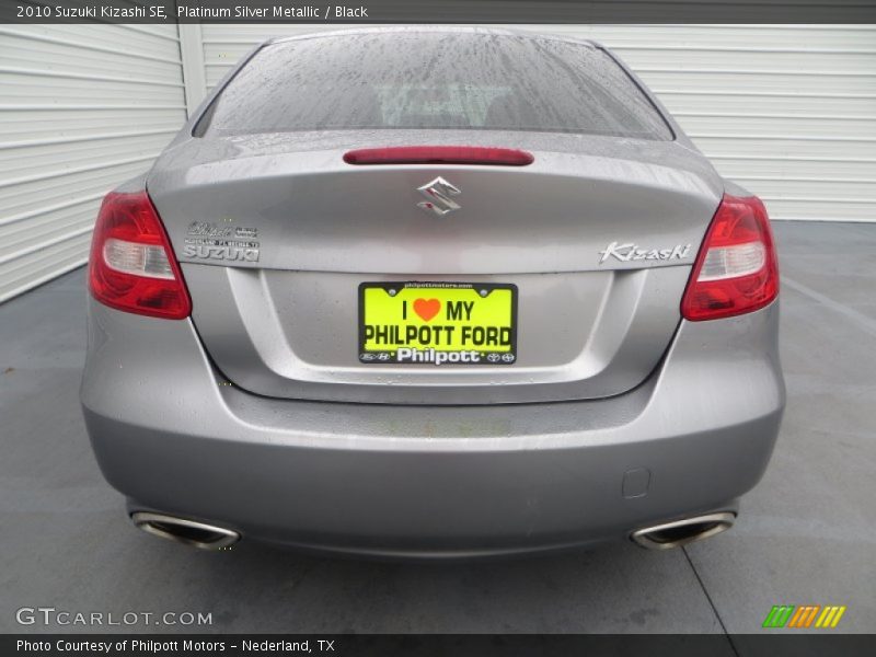 Platinum Silver Metallic / Black 2010 Suzuki Kizashi SE