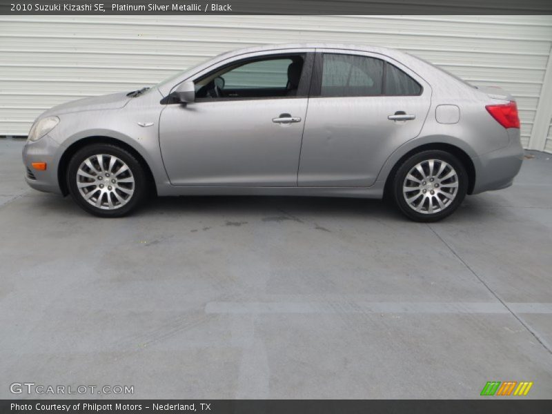 Platinum Silver Metallic / Black 2010 Suzuki Kizashi SE