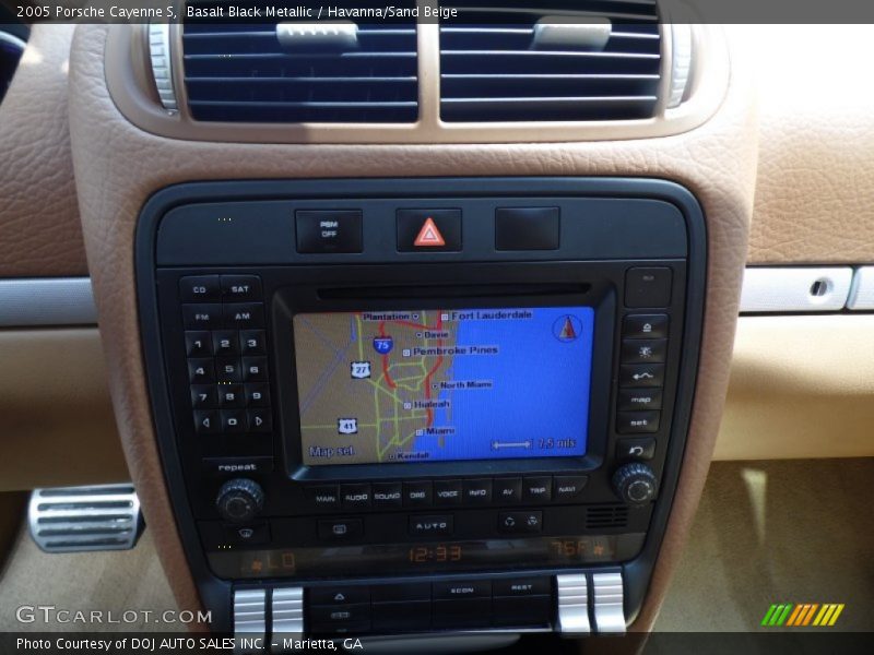 Basalt Black Metallic / Havanna/Sand Beige 2005 Porsche Cayenne S