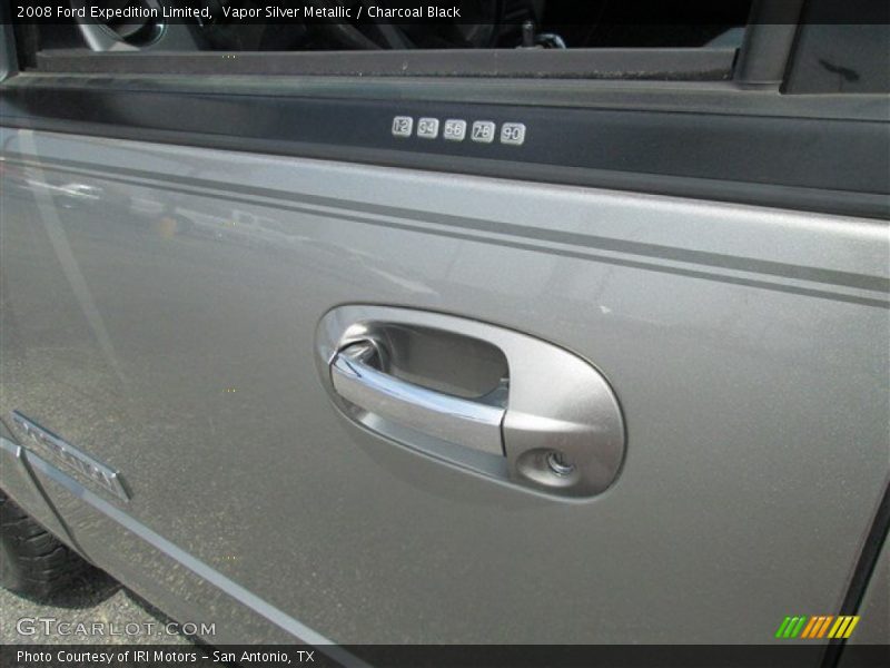 Vapor Silver Metallic / Charcoal Black 2008 Ford Expedition Limited