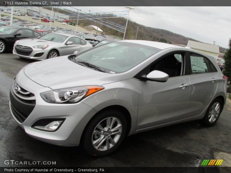 Silver / Black 2013 Hyundai Elantra GT