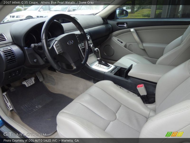 Stone Gray Interior - 2007 G 35 Coupe 