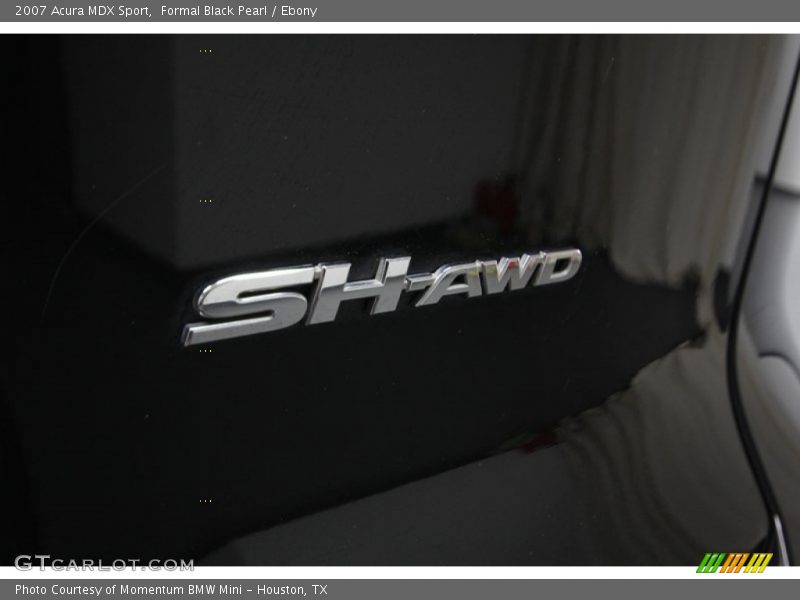 Formal Black Pearl / Ebony 2007 Acura MDX Sport