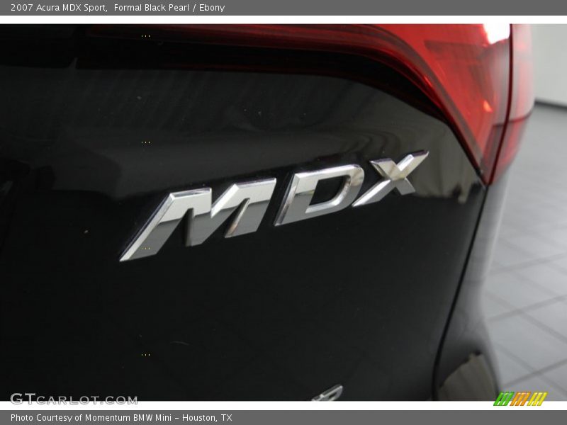 Formal Black Pearl / Ebony 2007 Acura MDX Sport