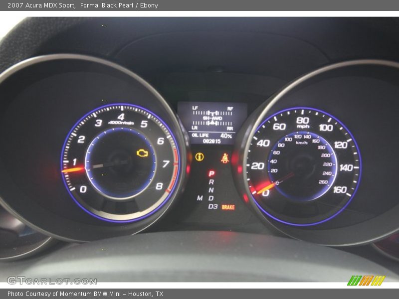 Formal Black Pearl / Ebony 2007 Acura MDX Sport
