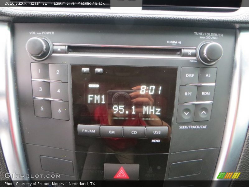 Controls of 2010 Kizashi SE