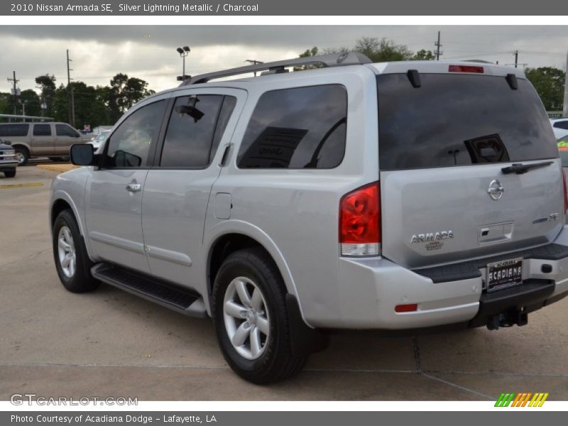 Silver Lightning Metallic / Charcoal 2010 Nissan Armada SE