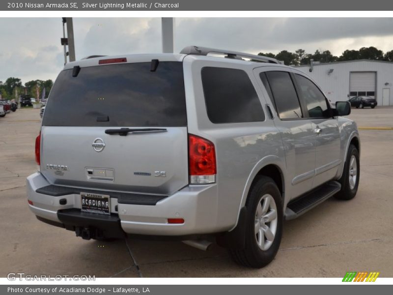 Silver Lightning Metallic / Charcoal 2010 Nissan Armada SE