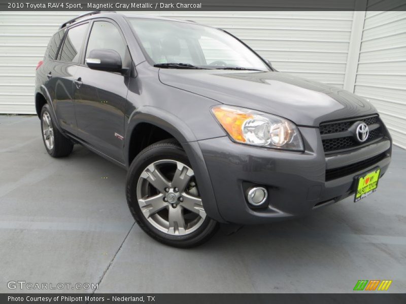 Magnetic Gray Metallic / Dark Charcoal 2010 Toyota RAV4 Sport