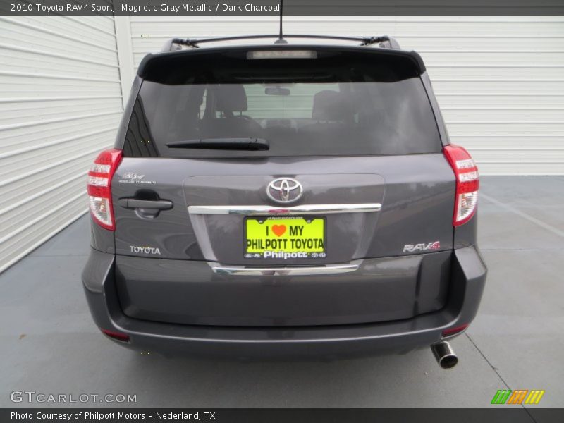 Magnetic Gray Metallic / Dark Charcoal 2010 Toyota RAV4 Sport