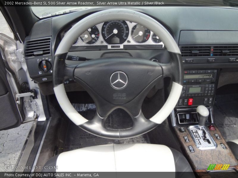 Silver Arrow Ultra Metallic / Silver/Black 2002 Mercedes-Benz SL 500 Silver Arrow Roadster