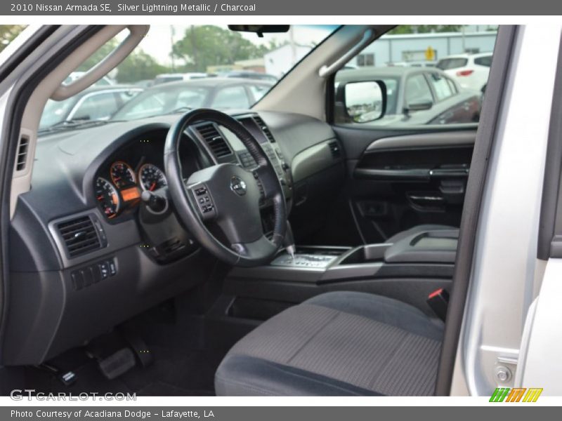 Silver Lightning Metallic / Charcoal 2010 Nissan Armada SE