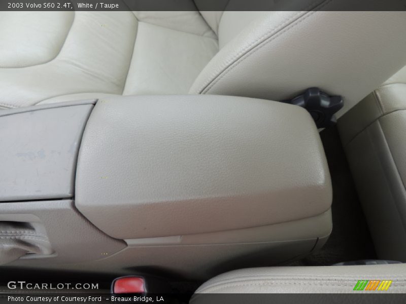 White / Taupe 2003 Volvo S60 2.4T