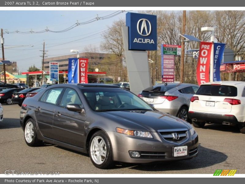 Carbon Bronze Pearl / Taupe 2007 Acura TL 3.2