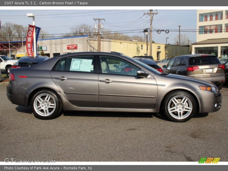 Carbon Bronze Pearl / Taupe 2007 Acura TL 3.2