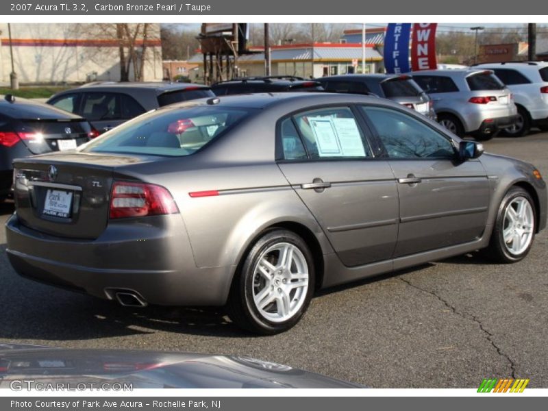 Carbon Bronze Pearl / Taupe 2007 Acura TL 3.2