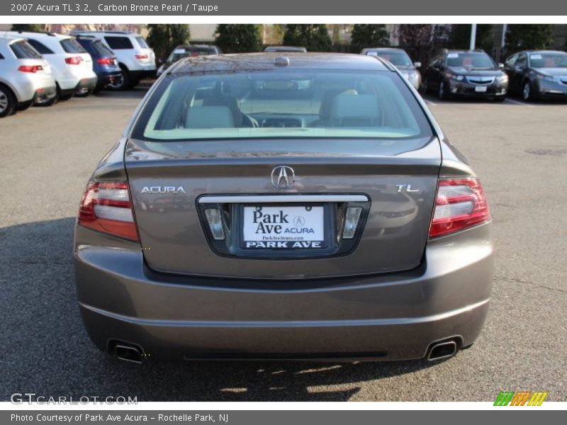 Carbon Bronze Pearl / Taupe 2007 Acura TL 3.2