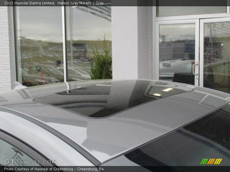 Harbor Gray Metallic / Gray 2013 Hyundai Elantra Limited