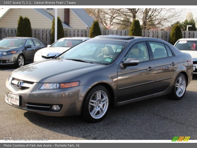Carbon Bronze Pearl / Taupe 2007 Acura TL 3.2