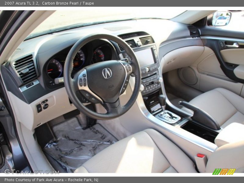 Carbon Bronze Pearl / Taupe 2007 Acura TL 3.2