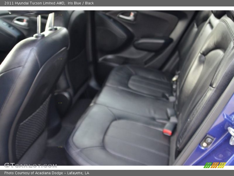 Iris Blue / Black 2011 Hyundai Tucson Limited AWD