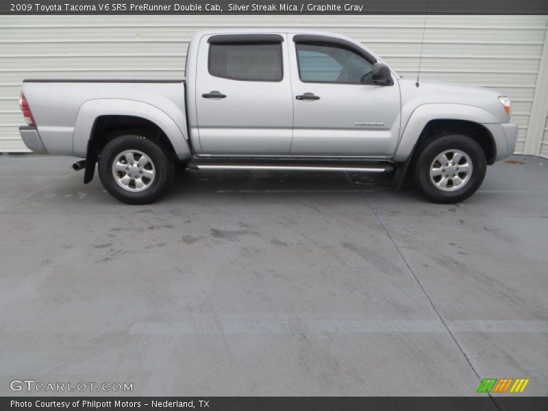 Silver Streak Mica / Graphite Gray 2009 Toyota Tacoma V6 SR5 PreRunner Double Cab