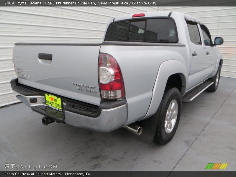 Silver Streak Mica / Graphite Gray 2009 Toyota Tacoma V6 SR5 PreRunner Double Cab