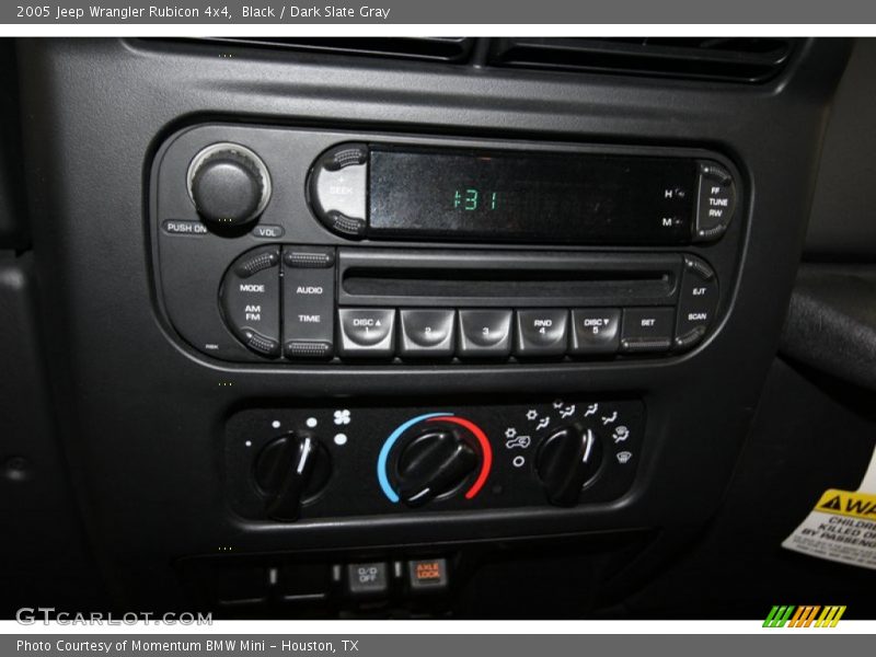 Black / Dark Slate Gray 2005 Jeep Wrangler Rubicon 4x4
