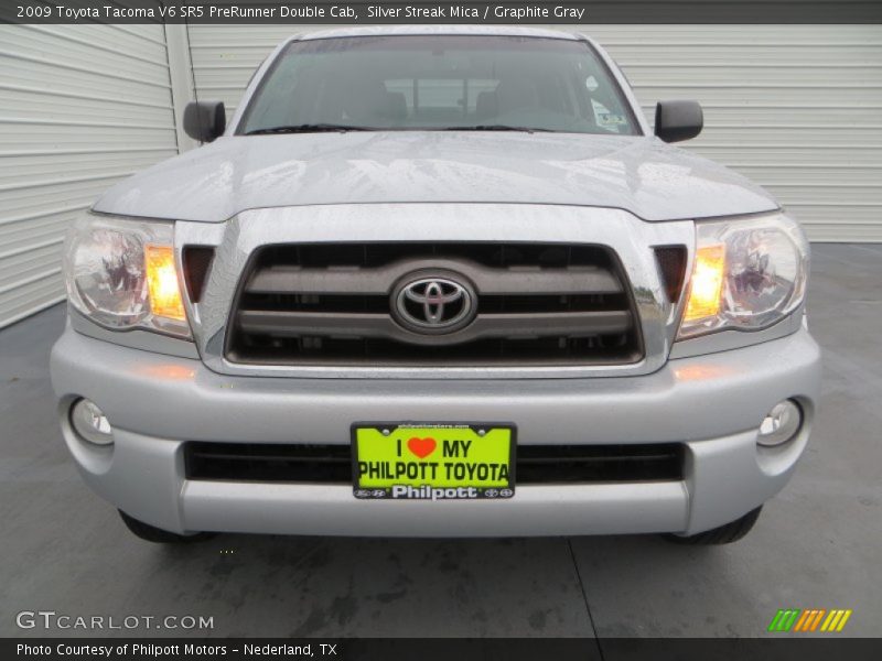 Silver Streak Mica / Graphite Gray 2009 Toyota Tacoma V6 SR5 PreRunner Double Cab