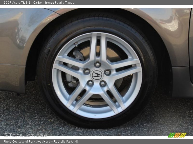Carbon Bronze Pearl / Taupe 2007 Acura TL 3.2