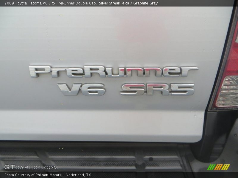 Silver Streak Mica / Graphite Gray 2009 Toyota Tacoma V6 SR5 PreRunner Double Cab