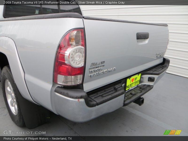 Silver Streak Mica / Graphite Gray 2009 Toyota Tacoma V6 SR5 PreRunner Double Cab