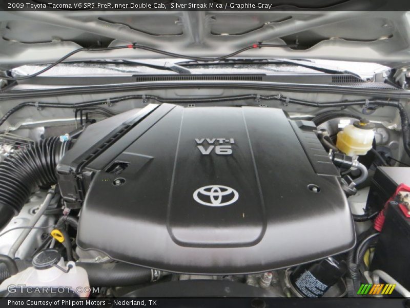 Silver Streak Mica / Graphite Gray 2009 Toyota Tacoma V6 SR5 PreRunner Double Cab
