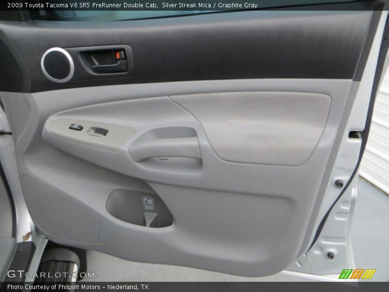 Silver Streak Mica / Graphite Gray 2009 Toyota Tacoma V6 SR5 PreRunner Double Cab