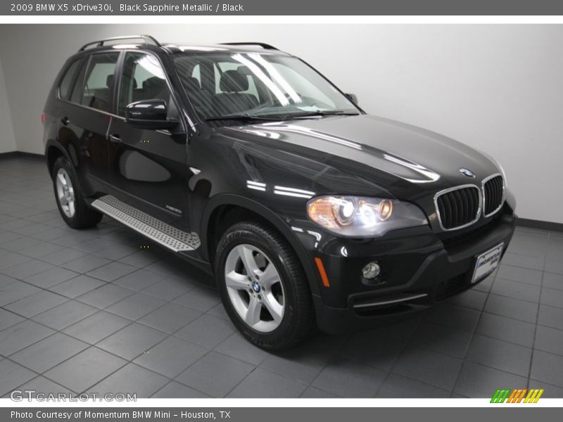 Black Sapphire Metallic / Black 2009 BMW X5 xDrive30i