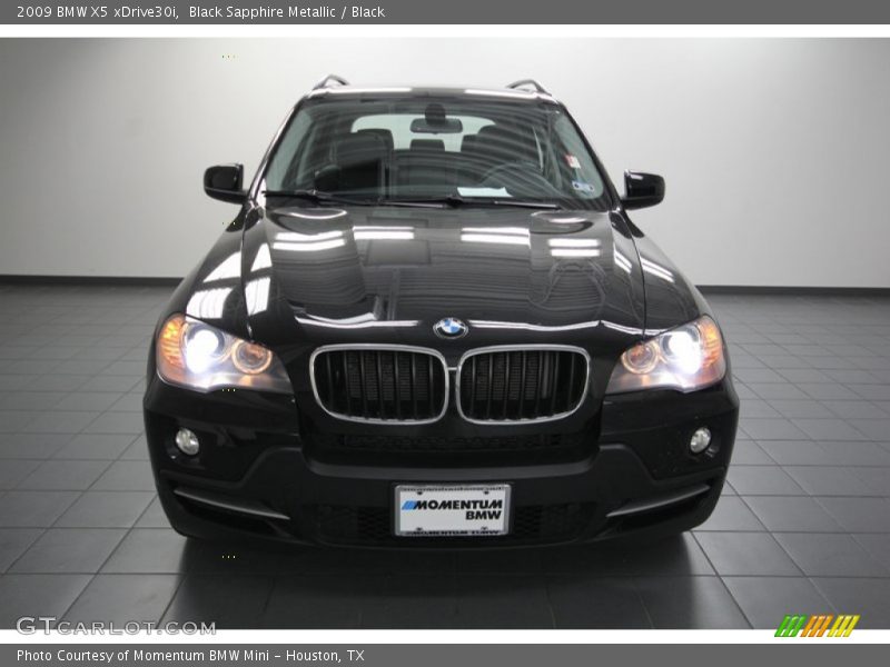 Black Sapphire Metallic / Black 2009 BMW X5 xDrive30i